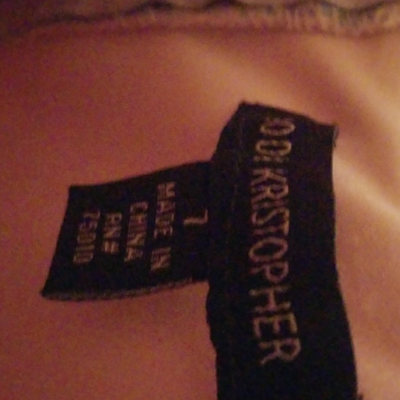 JODI KRISTOPHER| Blushy Nude and Muted Blue Dress - Picture 4 of 8